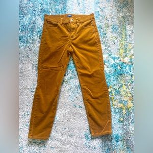 JCREW FACTORY 9” mid-rise skinny corduroy pants